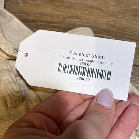 NWT sadie x sage frankie denim overalls - Picture 4 of 9